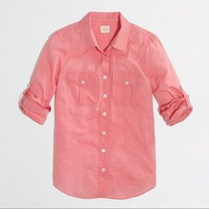 J. Crew Factory Camp Shirt in Cotton Voile